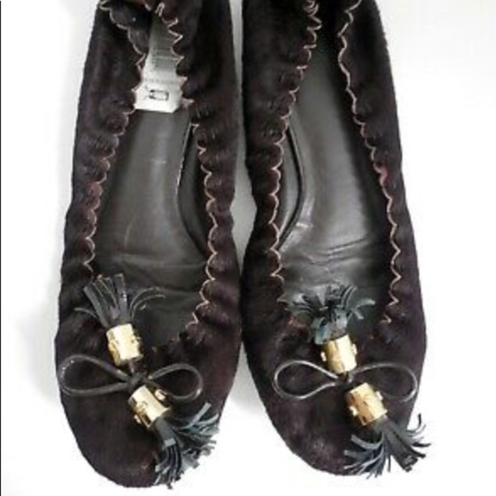 Tory Burch 8 M Reese Chocolate Brown